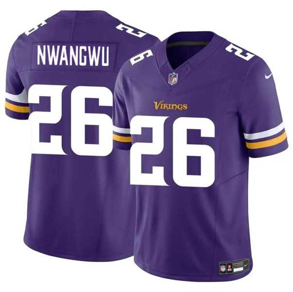 Men & Women & Youth Minnesota Vikings #26 Kene Nwangwu Purple 2023 F.U.S.E. Vapor Untouchable Limited Stitched Jersey->minnesota vikings->NFL Jersey